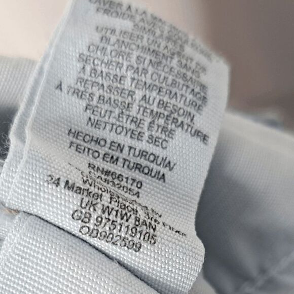 Free People We The Free Stella Skinny Jean Rip & Repair Raw Hem DIY size 27 - Picture 9 of 10